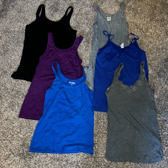 Old Navy Tops - Women’s tank tops, 6, all size Large, old navy, AEO, Mossimo Supply Co